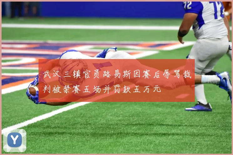武汉三镇官员路易斯因赛后辱骂裁判被禁赛五场并罚款五万元